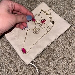 Hot pink Kendra Scott set